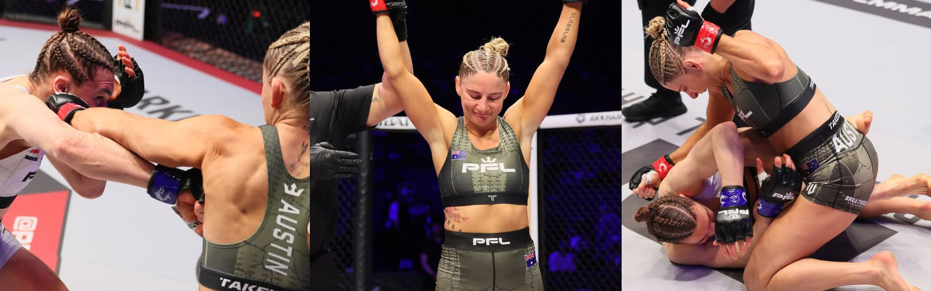 Jacinta Austin Announces Herself on the PFL Stage with Statement Win
