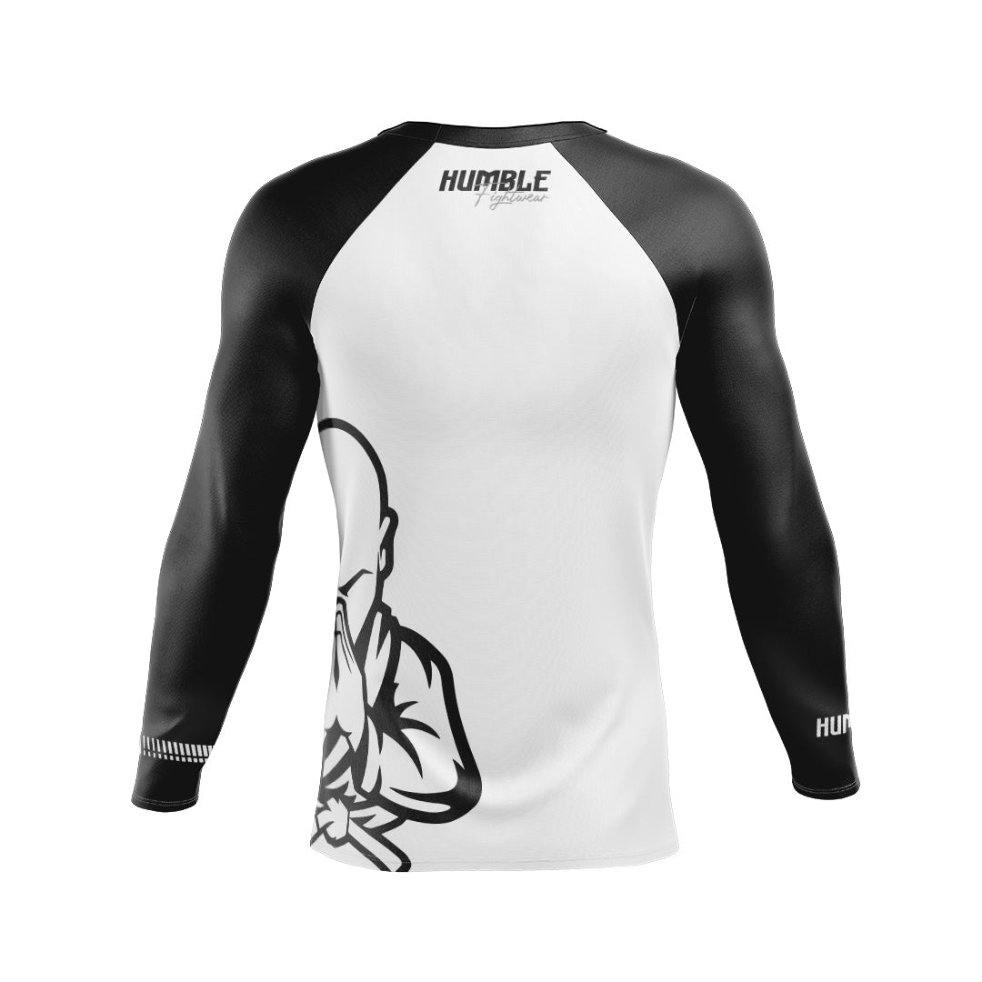 Long Sleeve White Rank Rash Guard