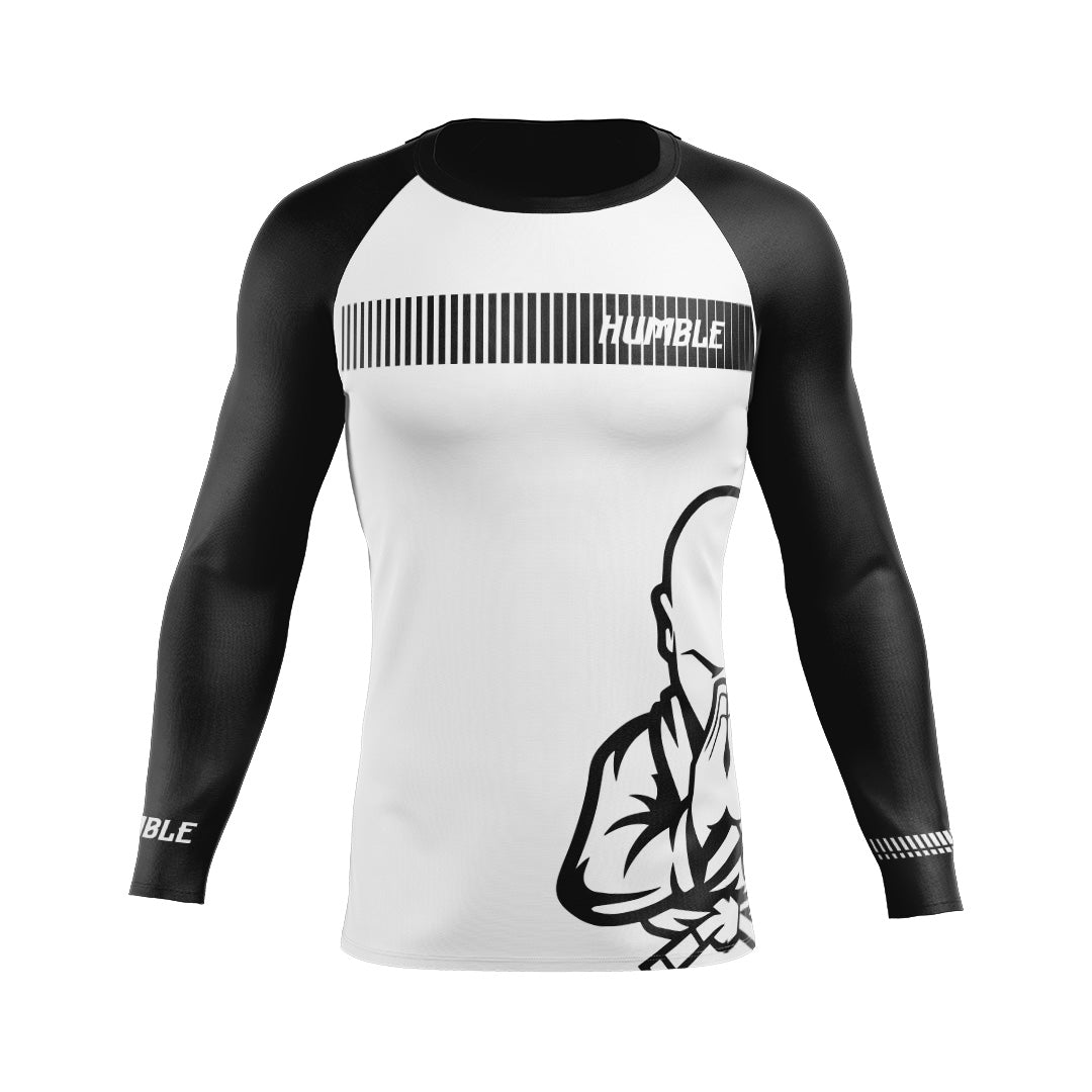 Long Sleeve White Rank Rash Guard