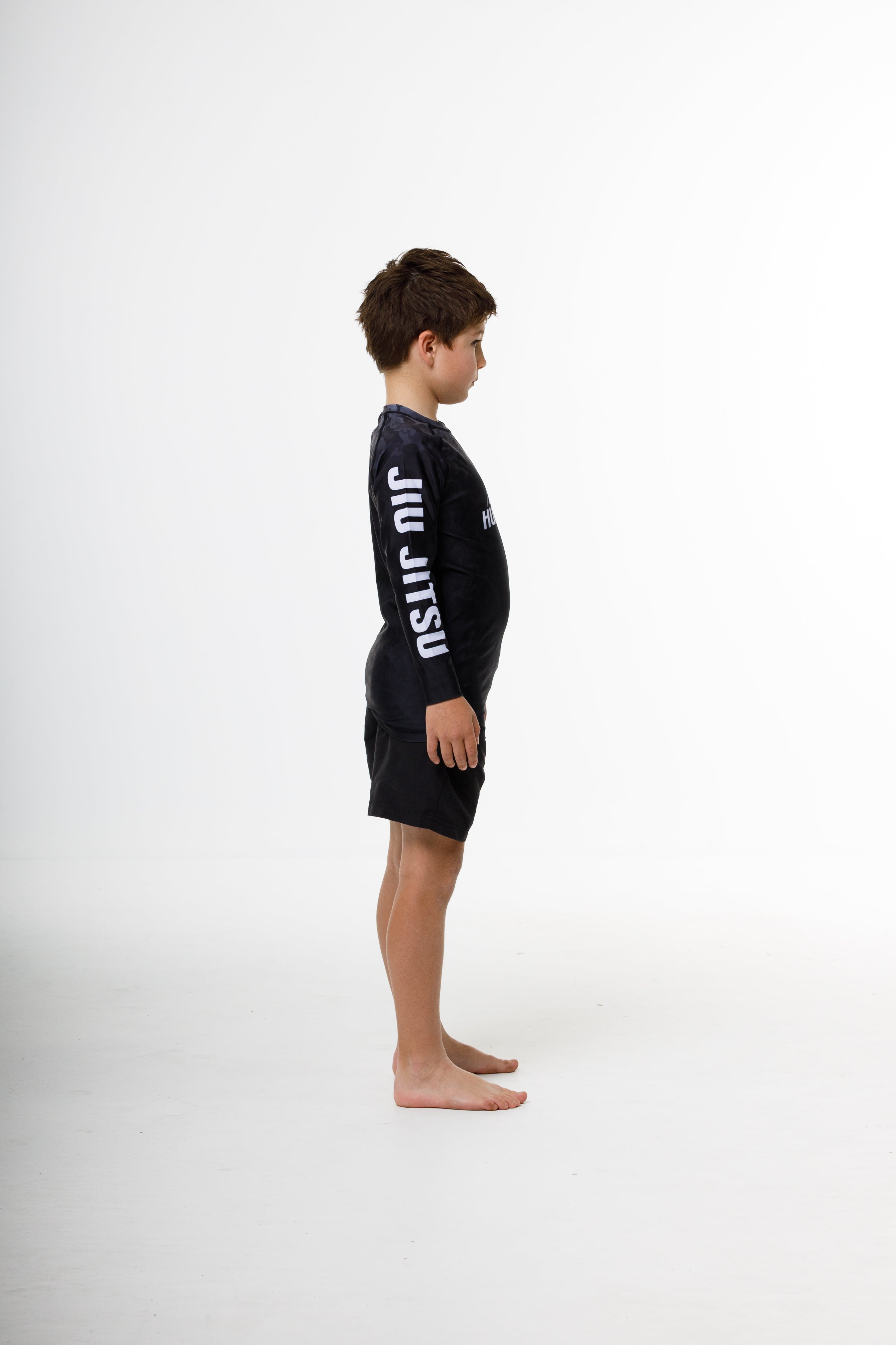 Kid's Black Camo Rash guards