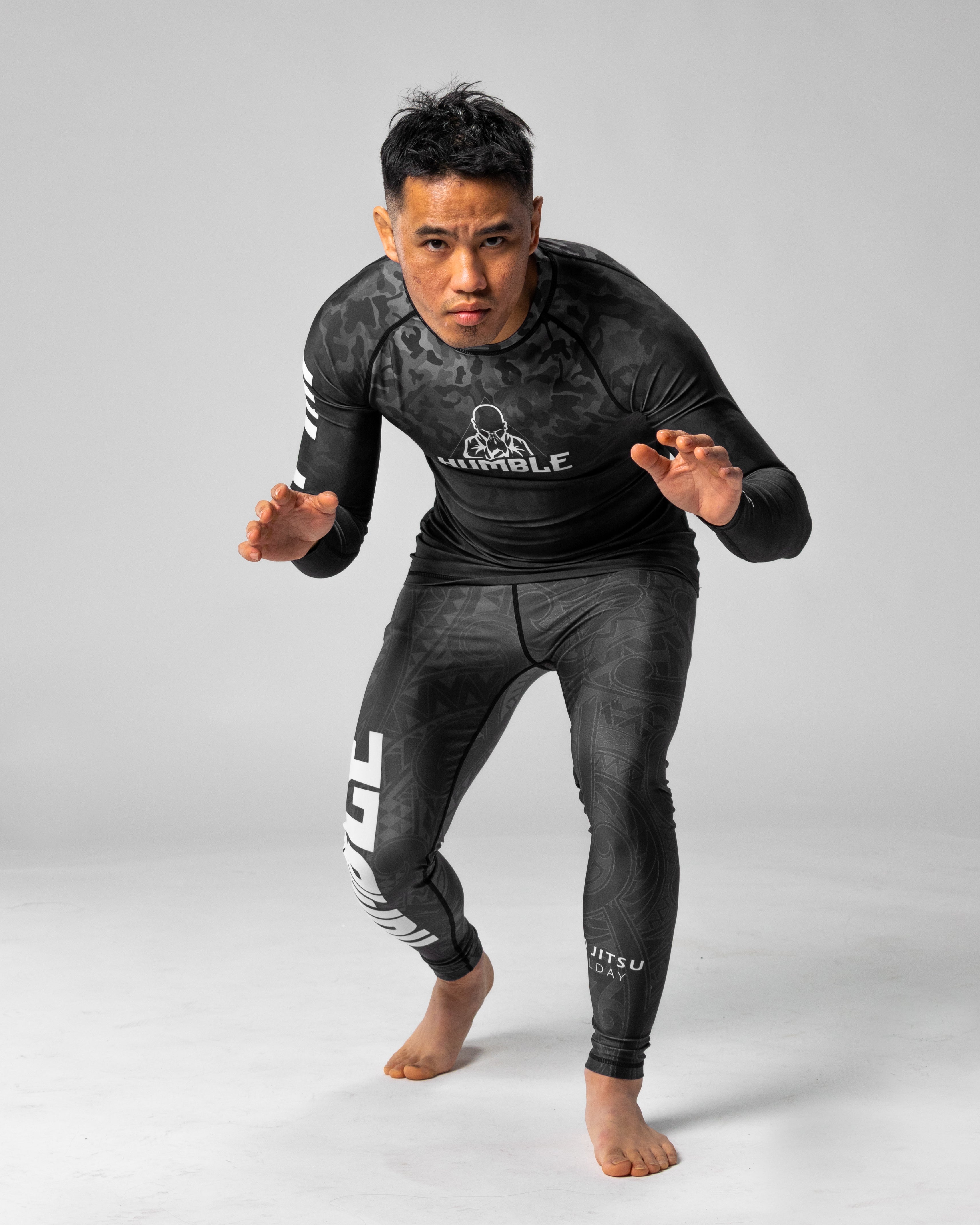 Black Camo Rash guard