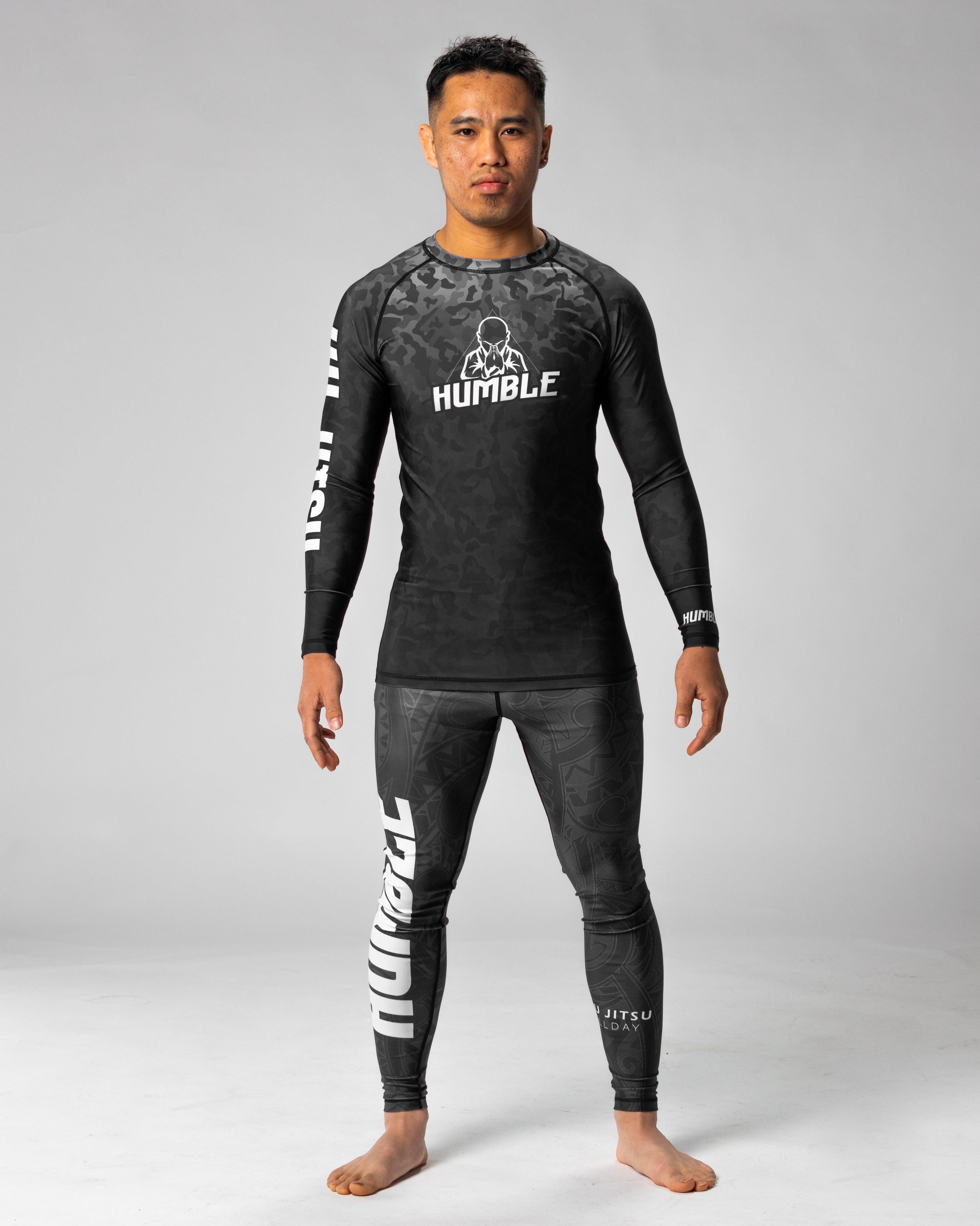 Black Camo Rash guard