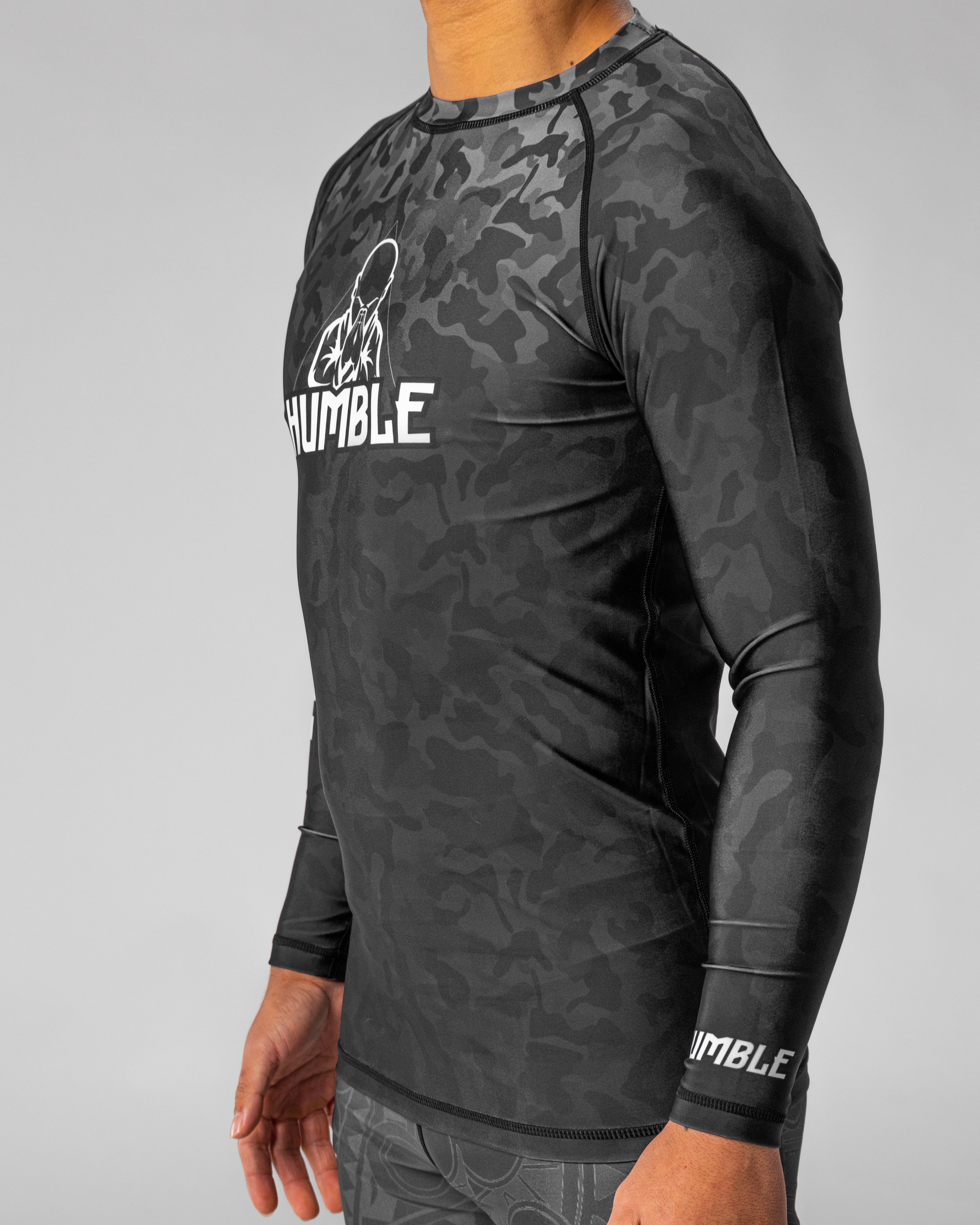 Black Camo Rash guard